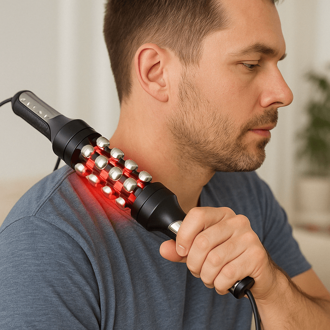 360° Rotating Massage Device for Muscle Relief & Relaxation