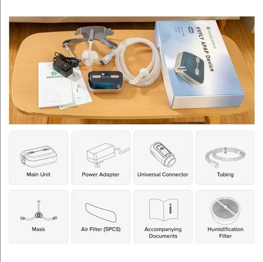 Portable Anti Snoring And Sleep Apnea, Mini Bluetooth CPAP Stop Snoring, OSA Sleep Aid For Apnea Syndrome Comfort