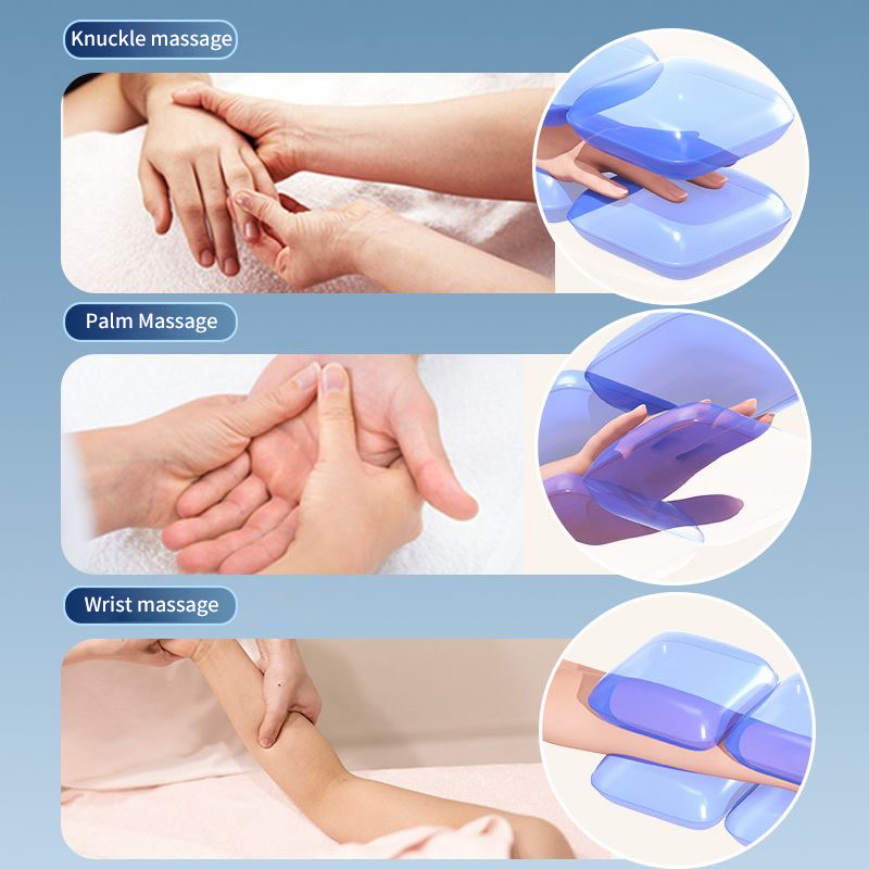 Electric Hand Massager, Cordless Finger Massage Gift, Warm Heating  Vibration, Airbag Compression, Touchscreen Control
