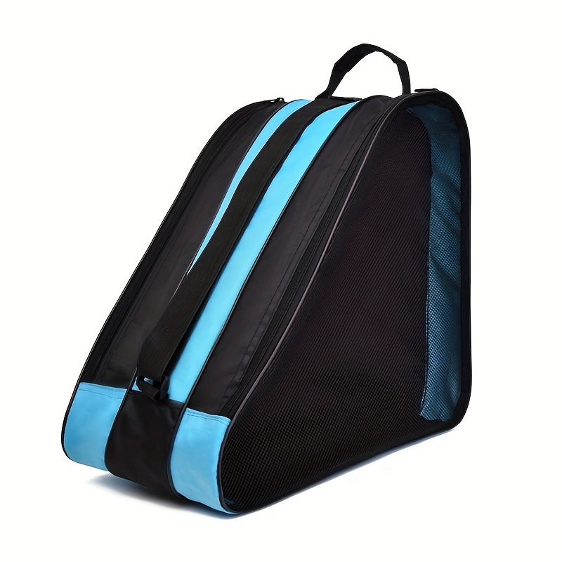 Three-Layer Large Capacity Skate Storage Bag, Handheld Thickened Skate Bag, Adjustable Shoulder Strap Carry