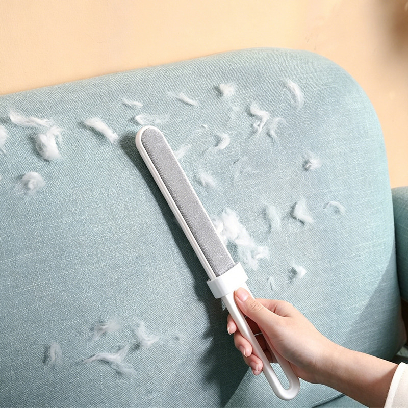 Double Sided Pet Hair Remover & Reusable Lint Remover Brush for Clothes and Furniture