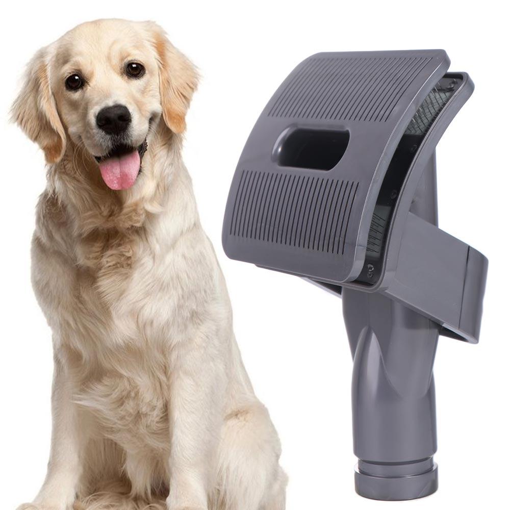 Pet Grooming Vacuum Brush for Dogs & Cats with Hair Collection System