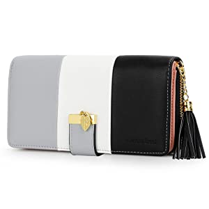 Pomelo RFID Blocking Wallet for Women Large Capacity Phone Wallet with Card Holder