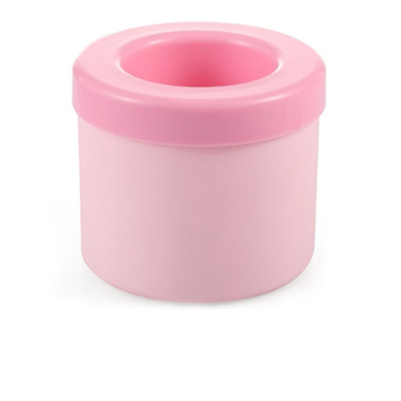 Silicone Ice Cube Mold with Ice Bucket Mini Round Ice Maker for Cocktails, Coffee & Cold Drinks