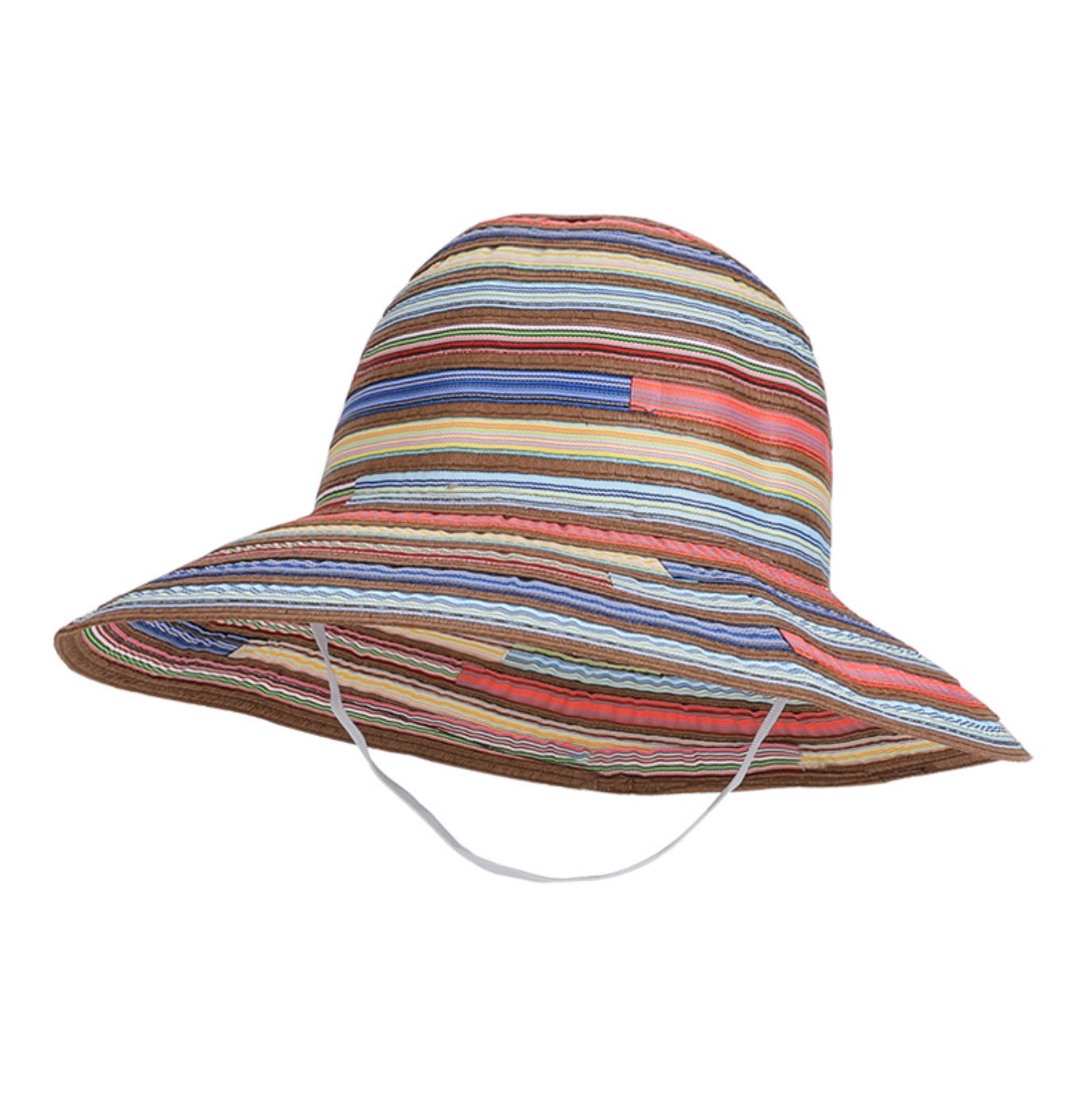 Colorful Wide Brim Sun Hat for Women Foldable UV Protection Beach Fisherman Hat