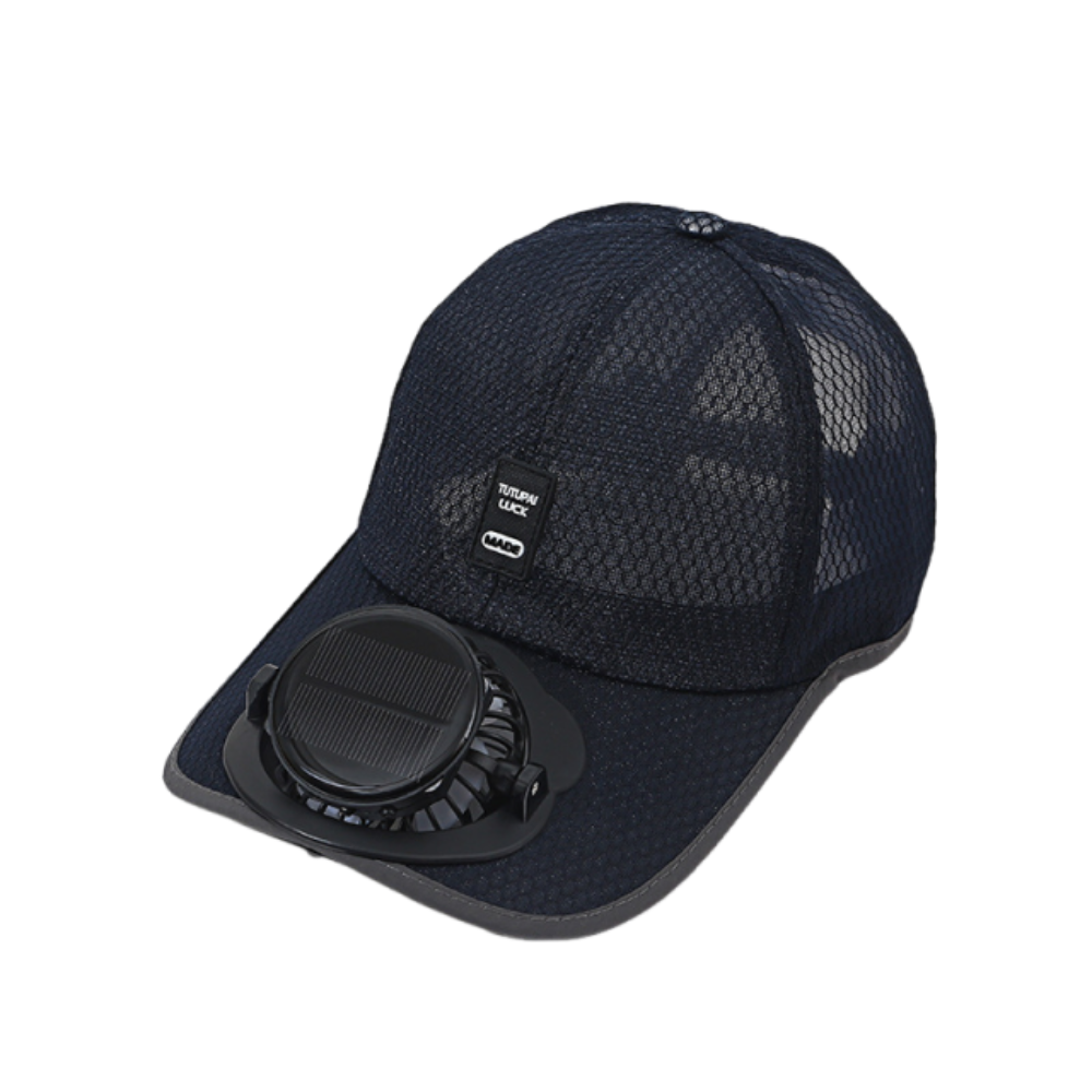 Solar Powered Fan Hat with UV Protection Lightweight Cooling Hat for Fishing & Outdoor Adventures