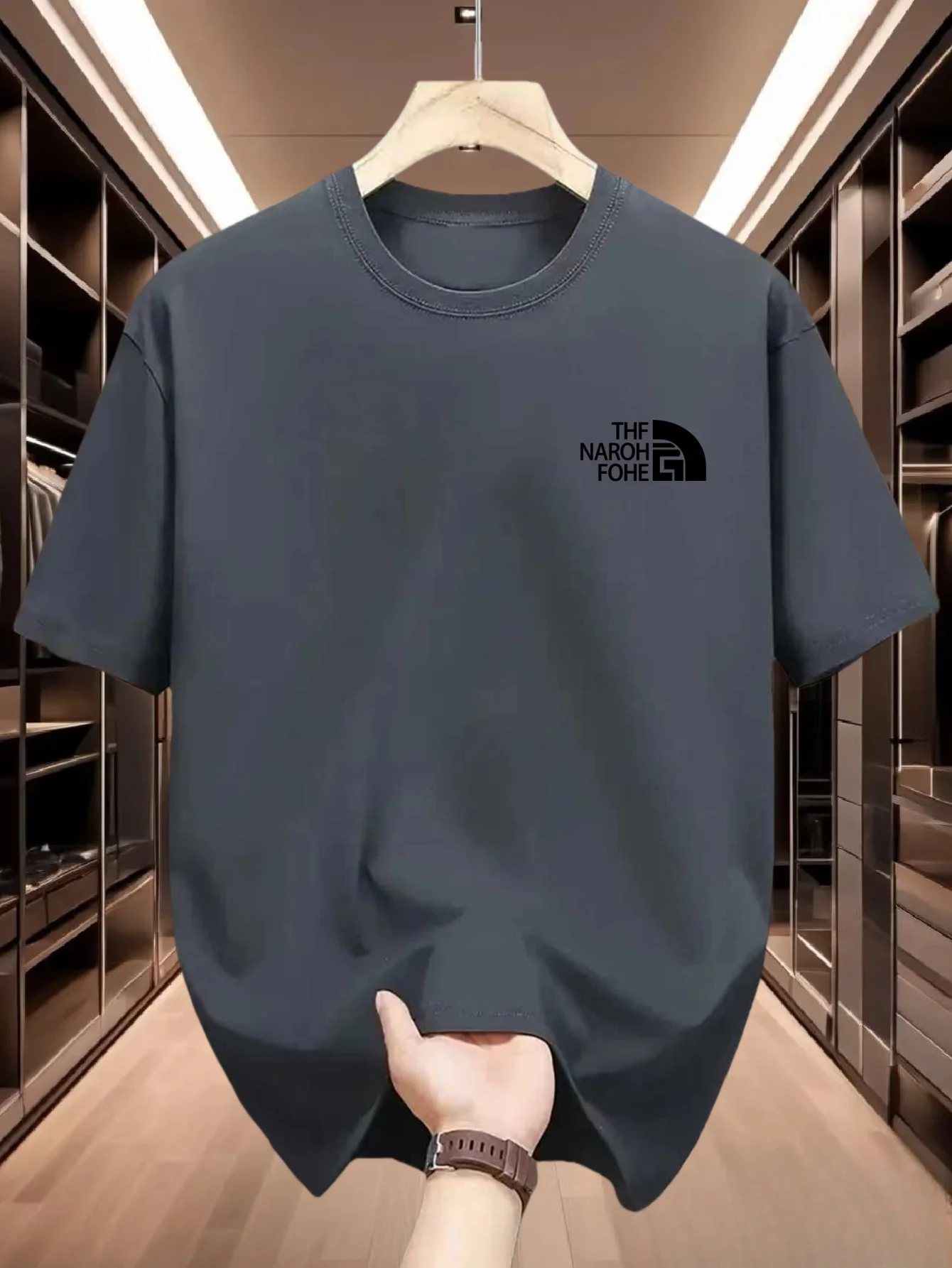 Men's Cotton T Shirt Soft Breathable Casual Summer Tee for Everyday Comfort