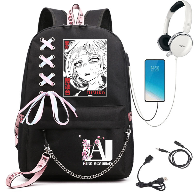My Hero Academia Backpack for Students with back to school backpack Lightweight Anime School Bags
