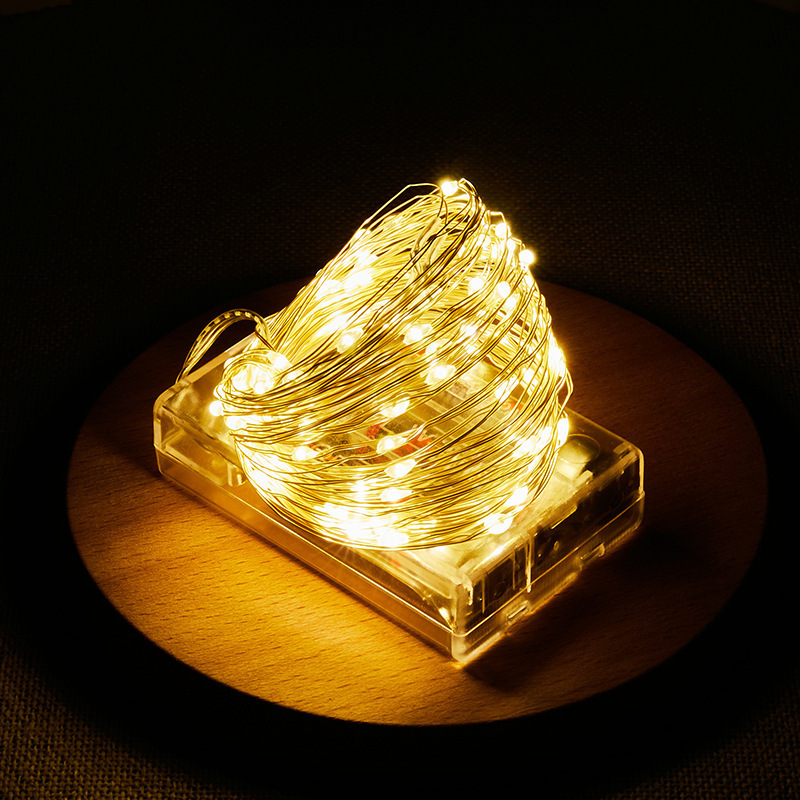 Battery Operated Fairy Lights LED String Lights with Flexible Copper Wire for Bedroom, Wedding & Holiday Decor