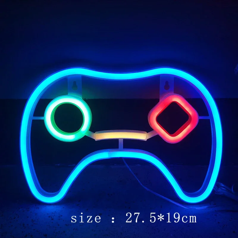 Lumi Play LED Neon Sign for Game Room Decor & Bedroom Wall Decor USB Powered Light