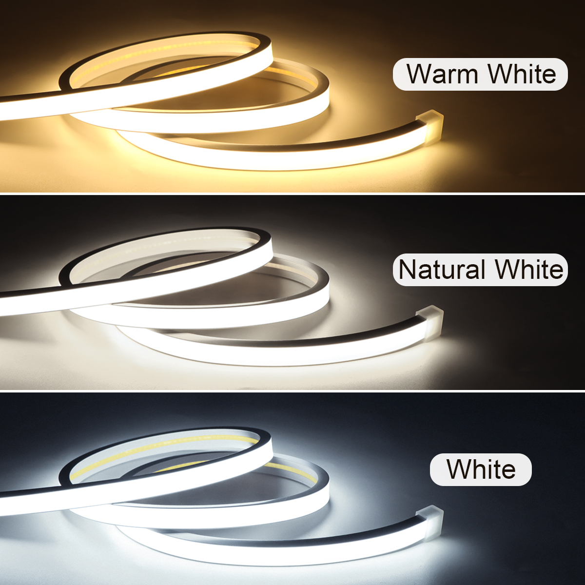 Smart LED Under Cabinet Light with COB LED Strip & Touch Sensor Dimmable Kitchen Cabinet Lighting
