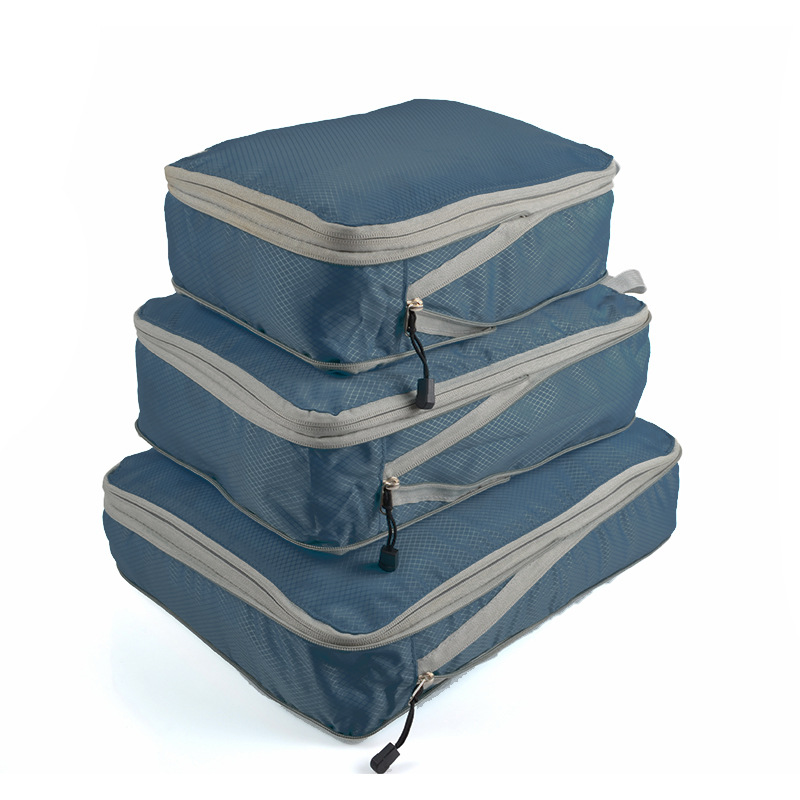 Compression Packing Cubes Travel Organizer Bag Foldable Waterproof Luggage Storage Set