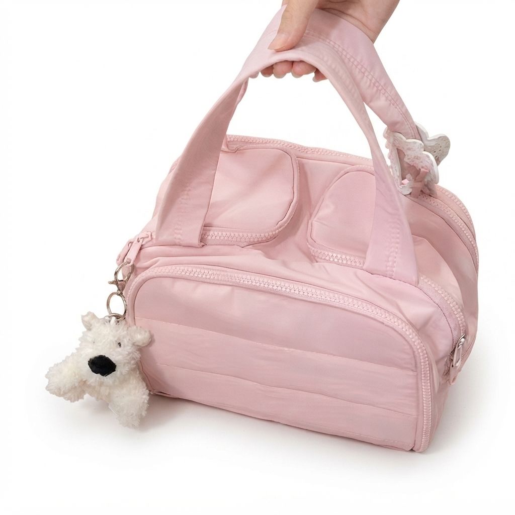 Large Capacity Cosmetic Bag Travel Makeup Organizer Portable Toiletry Storage Bag