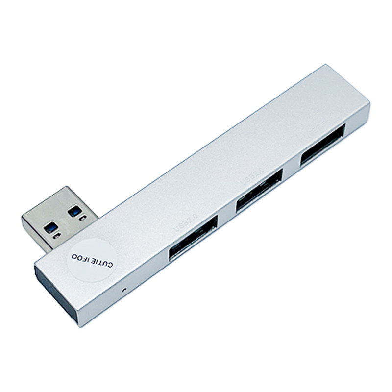 Left Right Side USB Hub Port Expansion USB Hub for Laptop Printer Flash Drive and HDD