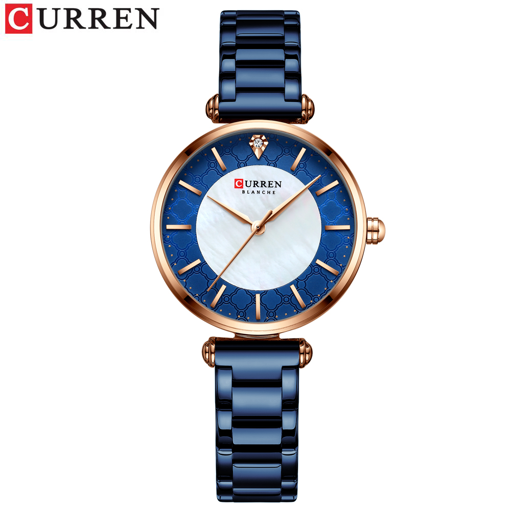 Womens Stainless Steel Bracelet Watch Elegant Waterproof Fashion Ladies Watch
