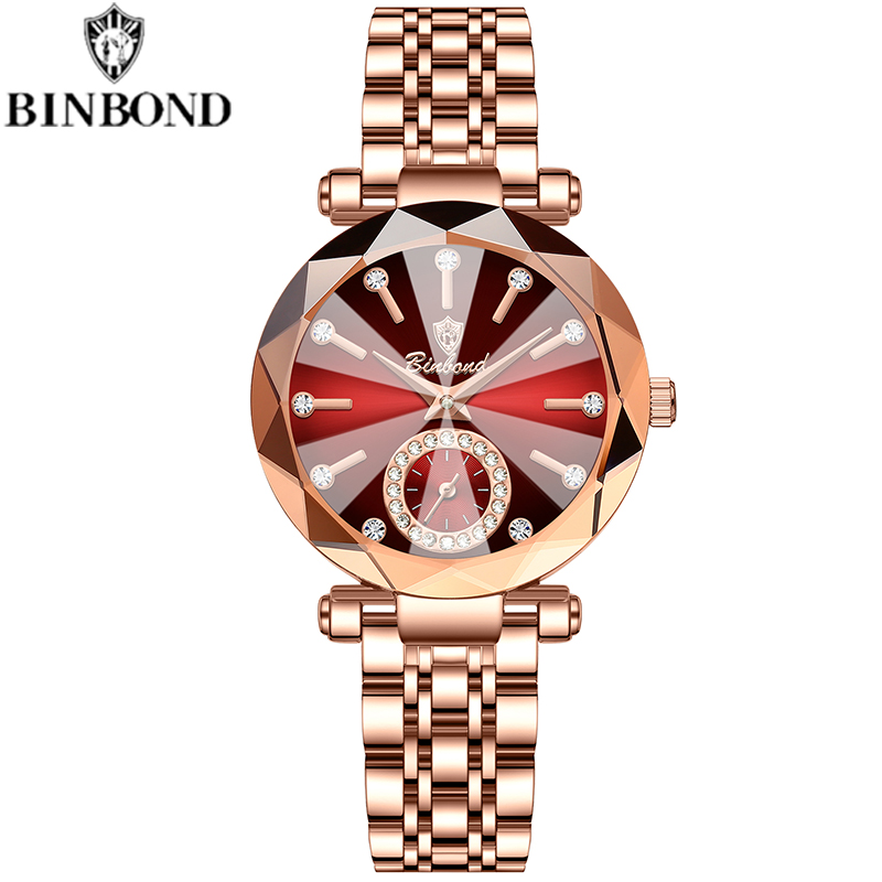Heart Of The Ocean Inspired Women Quartz Watch Elegant Diamond Waterproof Casual Wristwatch