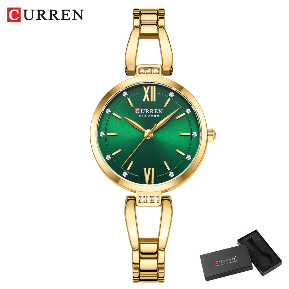 Elegant Womens Quartz Watch Stainless Steel Waterproof Fashion Wristwatch
