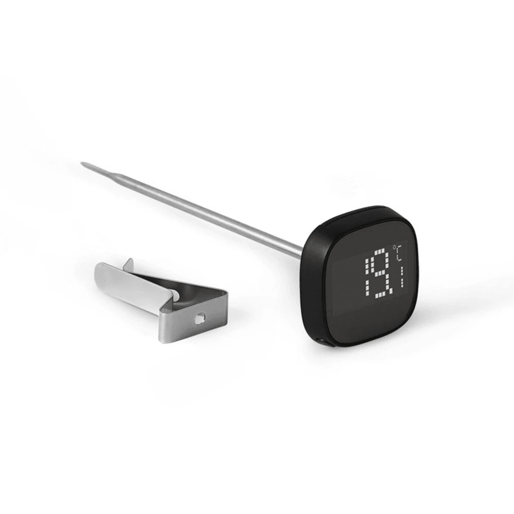 Instant Read Digital Coffee Thermometer with Stainless Steel Probe and LCD Display