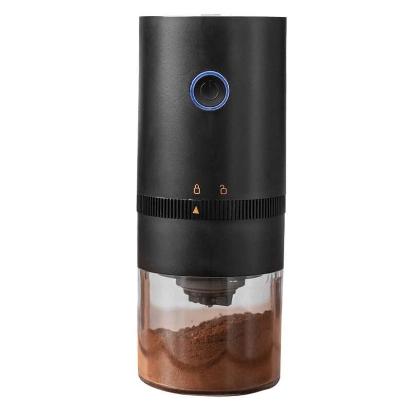 Portable Electric Coffee Grinder with Conical Burr and USB Rechargeable Cordless Design