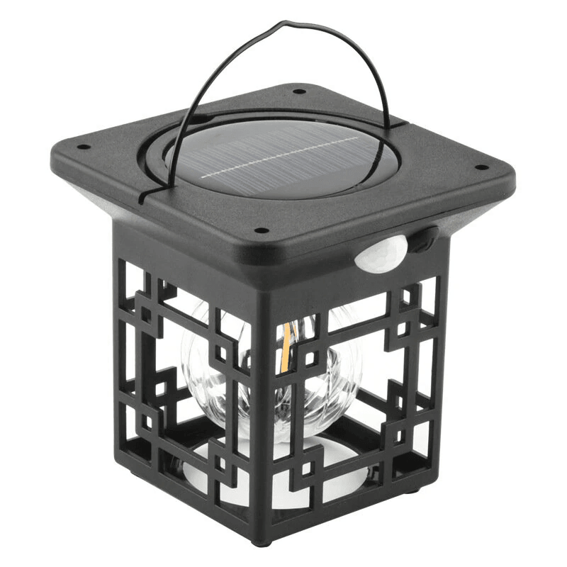 Solar Outdoor Wall Light with Motion Sensor and Automatic Warm Light