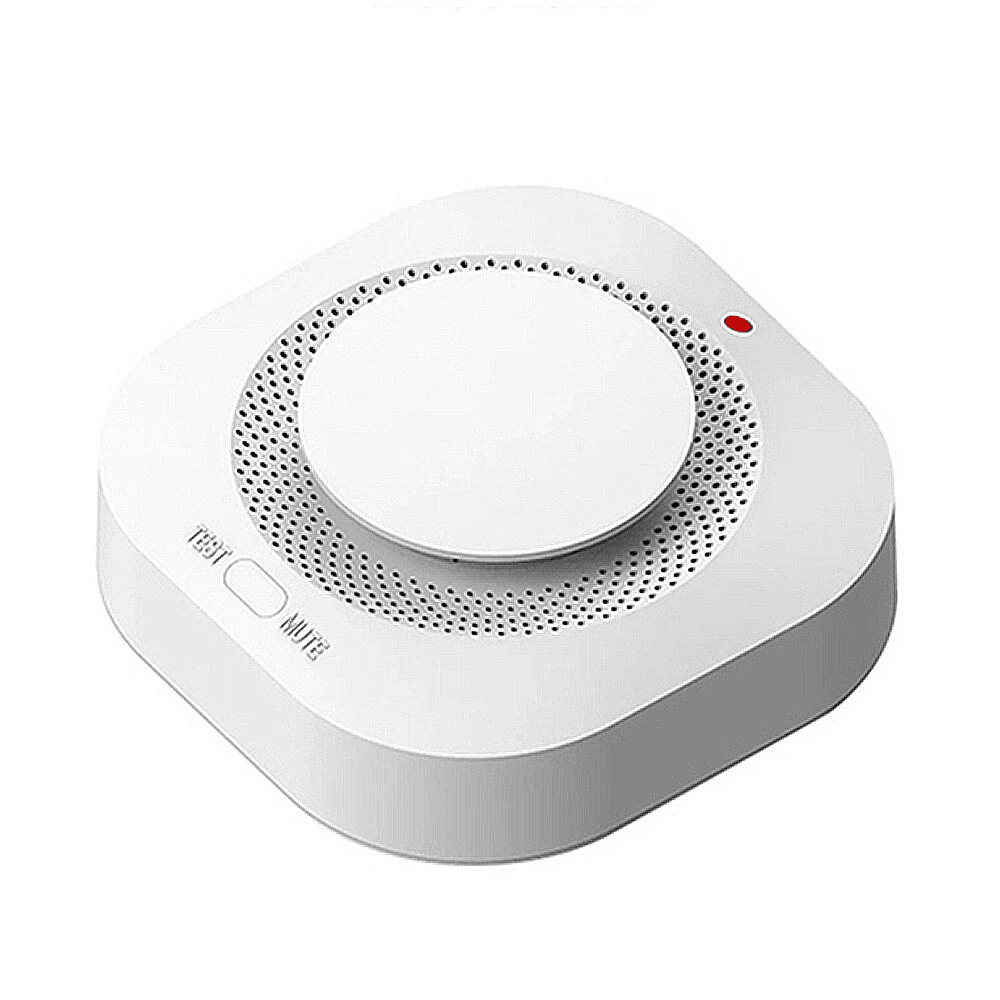 Smart WiFi Smoke Detector with App Alerts and Voice Assistant Support