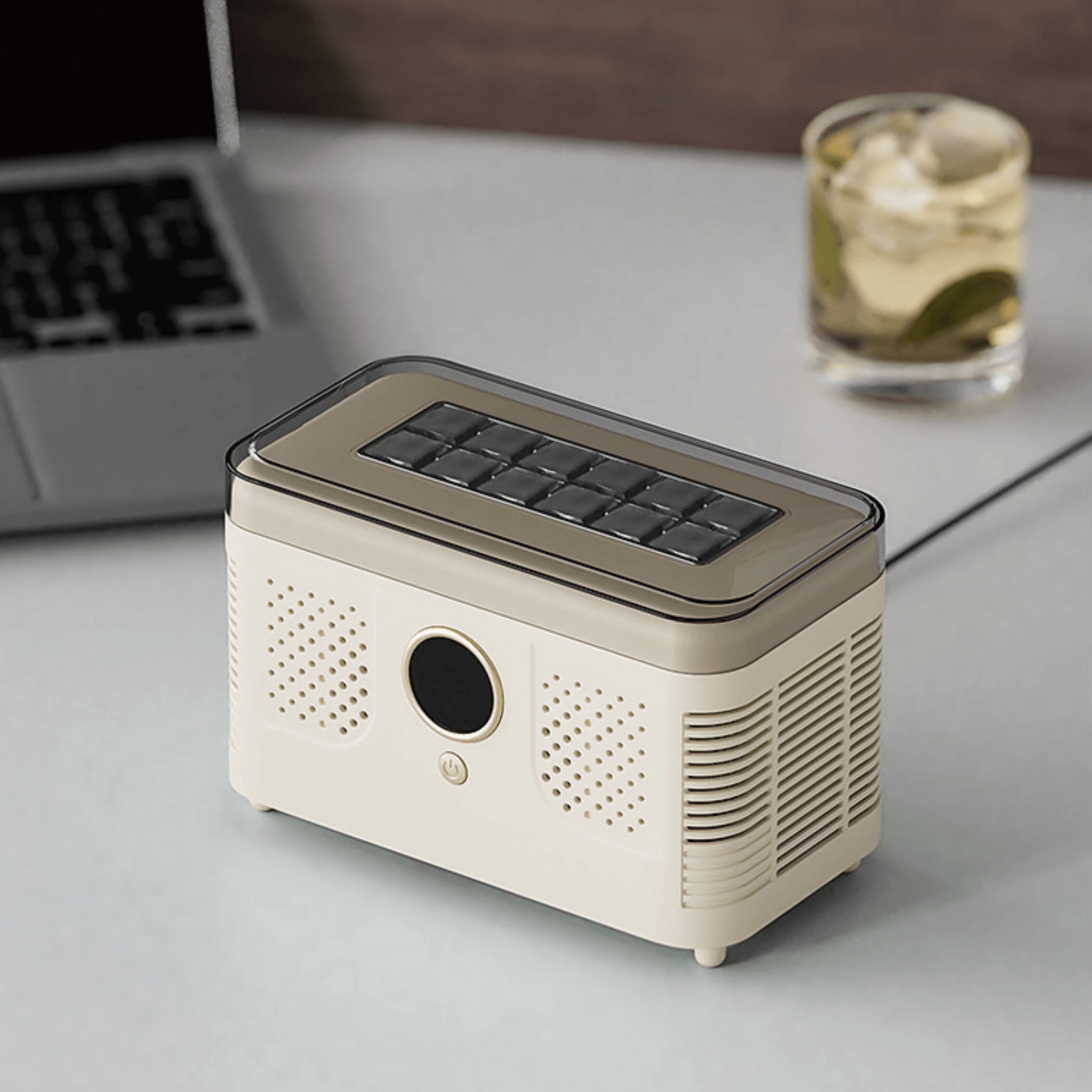 Portable Countertop Ice Maker Compact Cube Ice Machine for Home Office and Camping