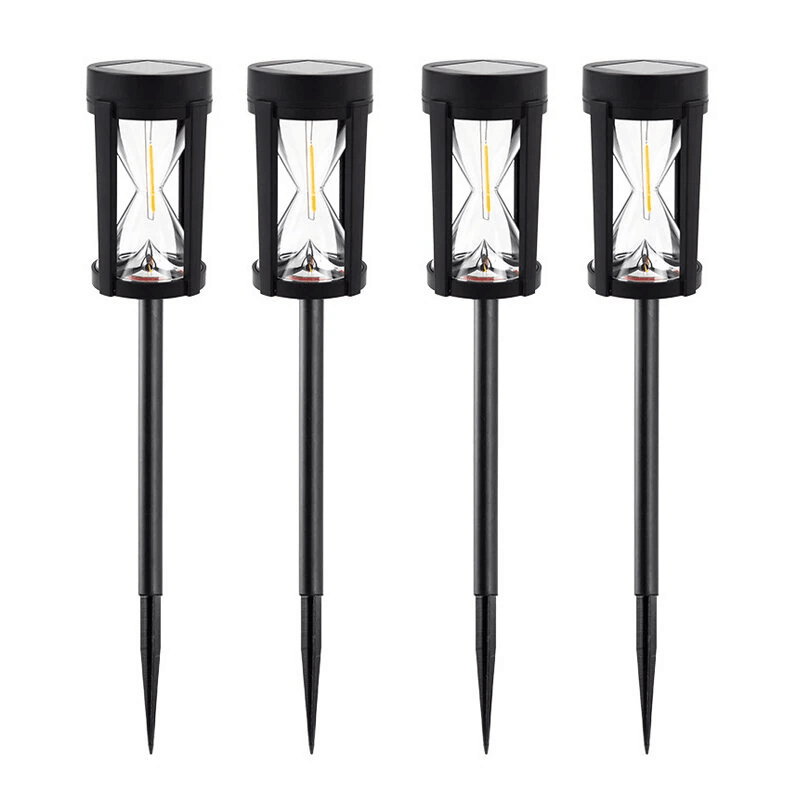 LED Solar Lawn Lights Warm White Waterproof Outdoor Pathway Lights