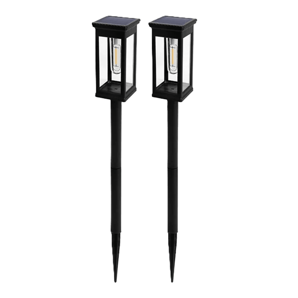 Solar Garden Pathway Lights Warm LED Outdoor Waterproof