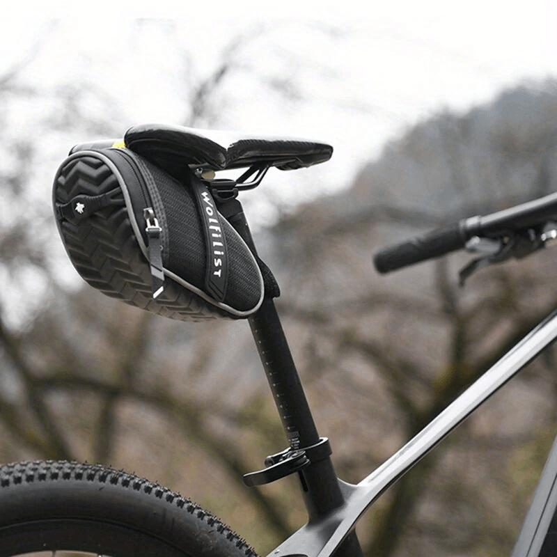 Waterproof Bicycle Saddle Bag Lightweight Seat Bag for Mountain and Road Bikes