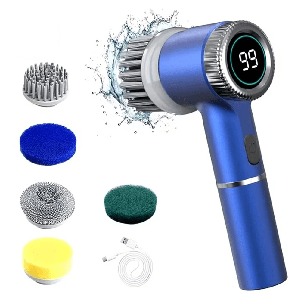 Portable Electric Cleaning Brush with Speeds Rechargeable Cordless Dish Scrubber