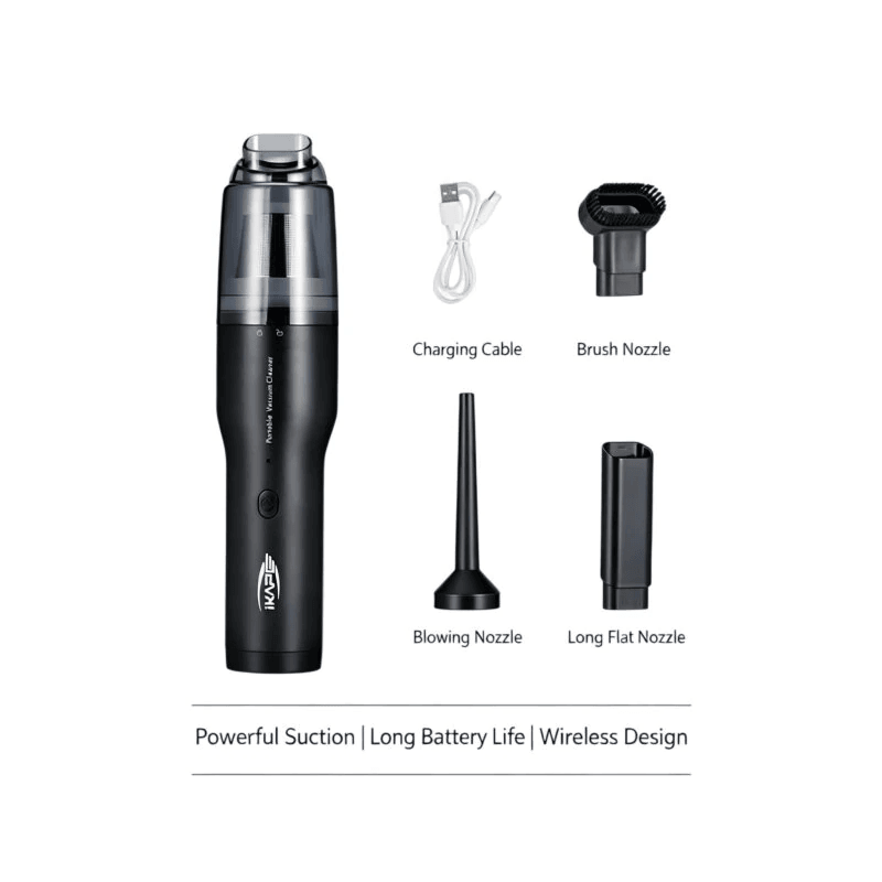 Cordless Handheld Mini Vacuum Cleaner Suction USB Rechargeable Portable Coffee Vacuum