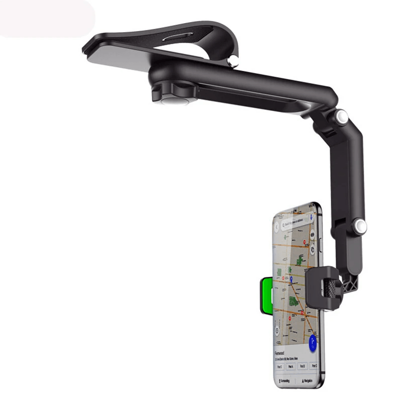 Green Universal Degree Rotating Sun Visor Car Phone Holder