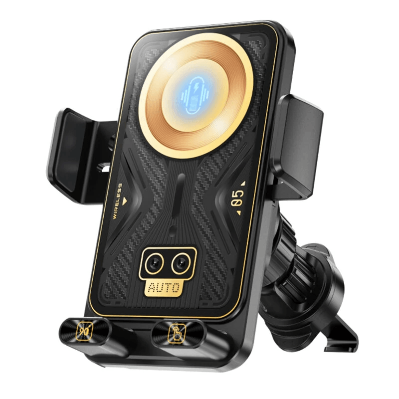Wireless Charging Car Phone Holder with Infrared Sensing and Degree Rotation