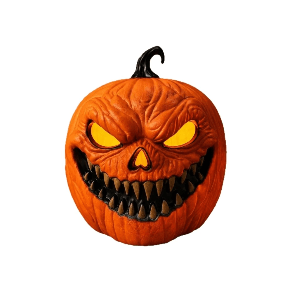 Halloween LED Pumpkin Lantern Battery Powered Light with Three Lighting Options