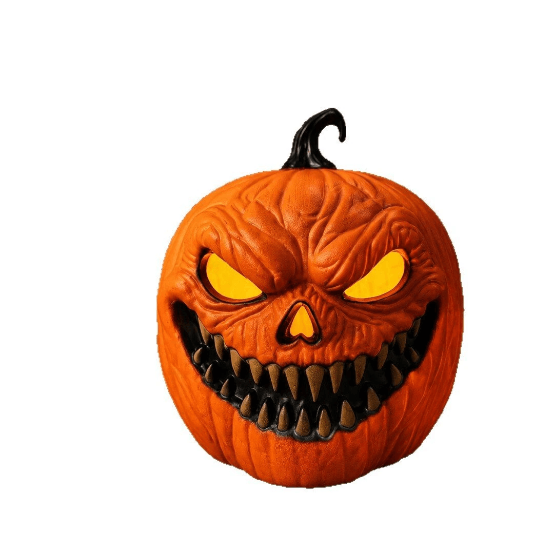 Halloween Pumpkin Light with LED Eyes and Red RGB or Voice Activated Style