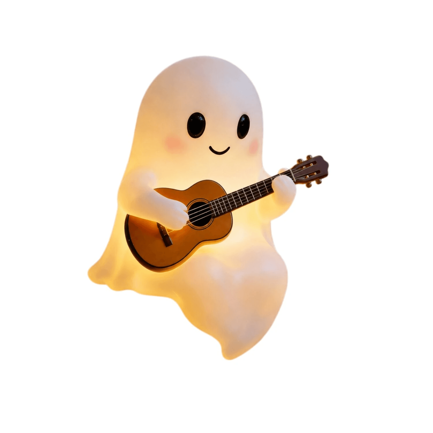 USB Ghost Night Light with Warm LED Resin Halloween Desktop Decor