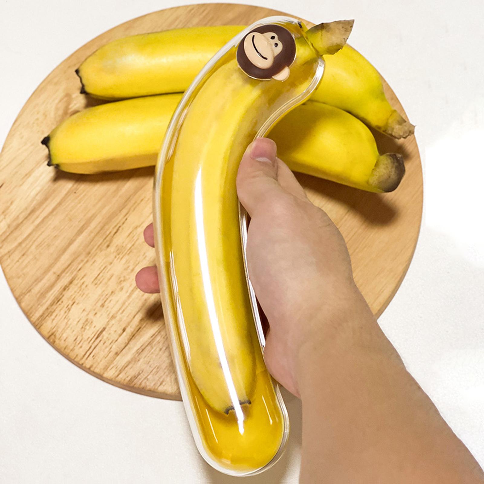 Portable Banana Storage Case Food Grade Banana Saver for Lunch Bags Travel School