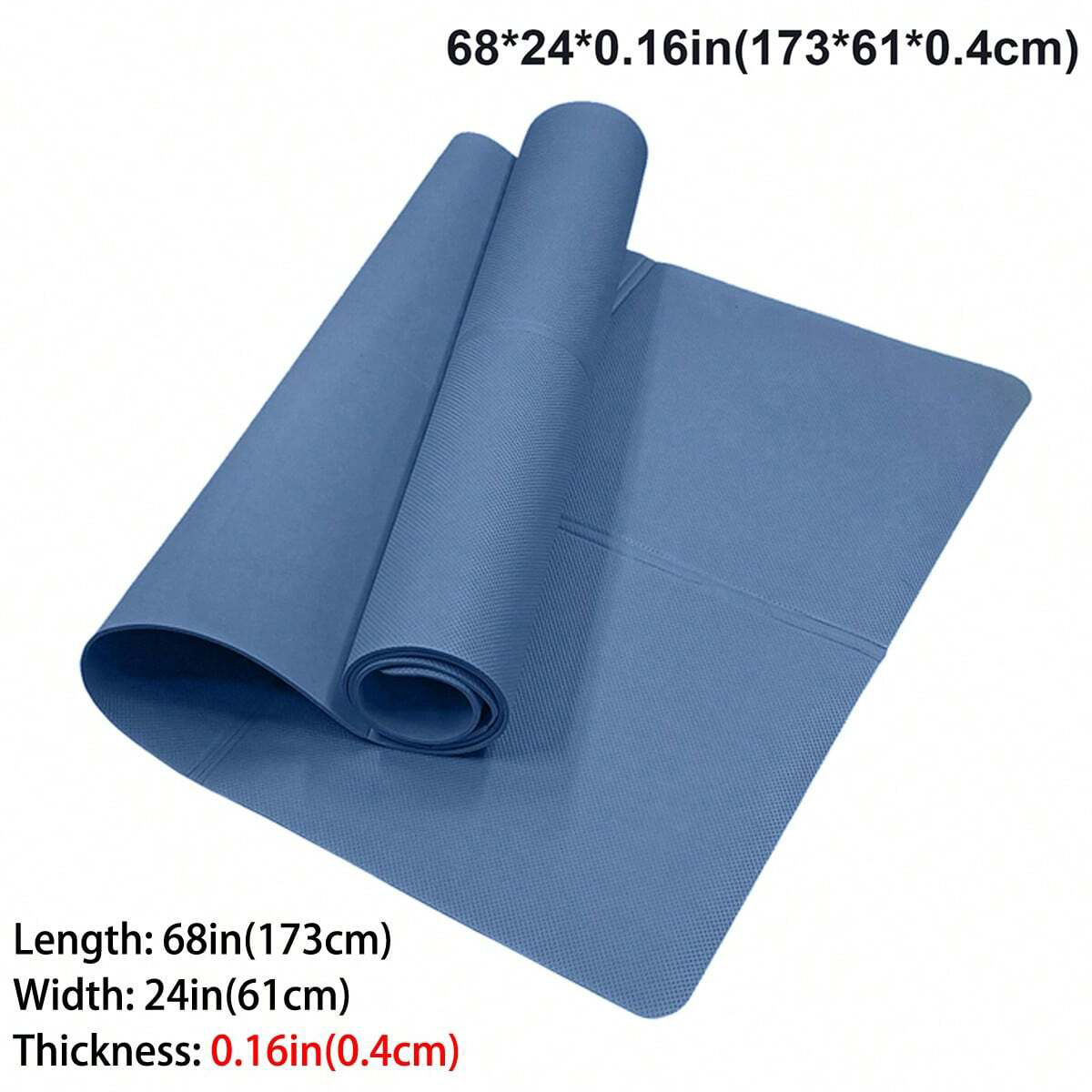 Foldable Yoga Mat Portable Travel Yoga Mat Eco Friendly EVA Exercise Mat for Pilates Fitness Workouts
