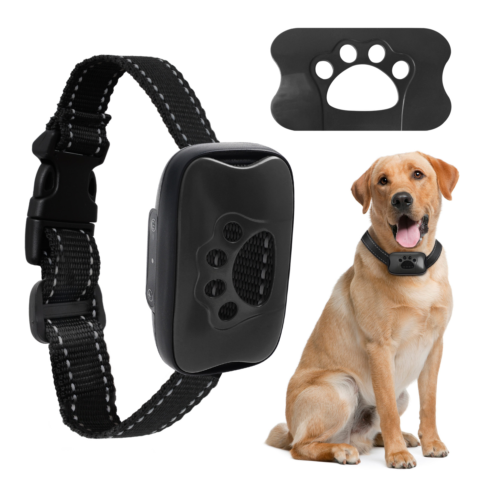 USB Rechargeable Anti Barking Dog Training Collar with Vibration Control