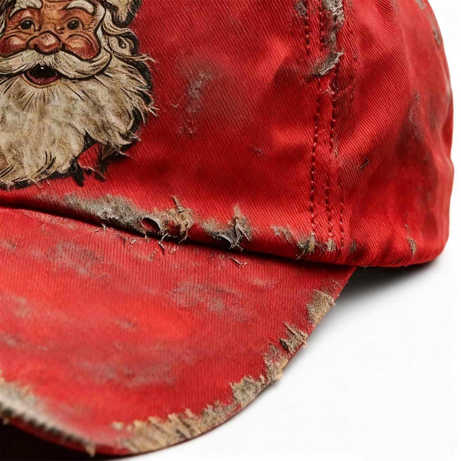Christmas Santa Claus Baseball Hat Funny Vintage Holiday Unisex Cap