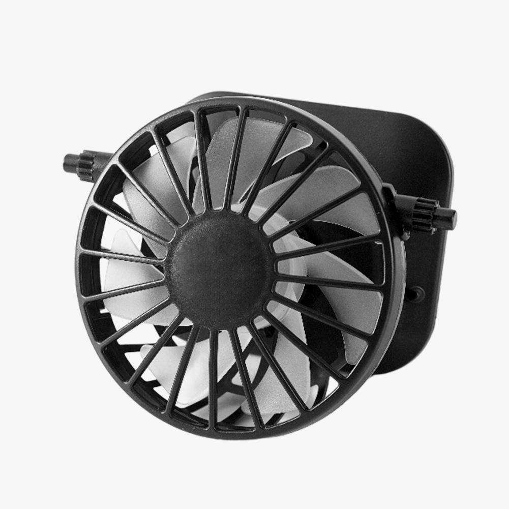 Solar Powered Outdoor Fan with Adjustable Bracket and Waterproof Design
