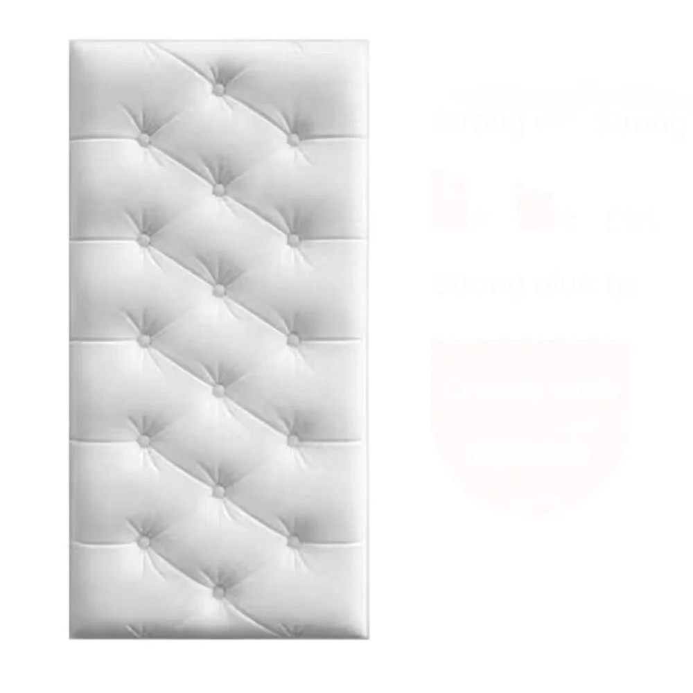 Soft Cushion Wall Stickers Self Adhesive Anti Collision Wallpaper for Kids Bedroom Decor
