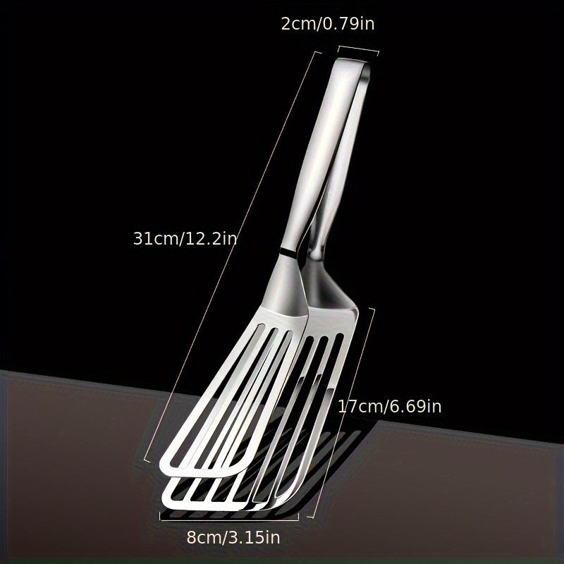 Stainless Steel Serving Tongs Multifunctional Kitchen Food Tongs for Buffet Salad Steak Bread Dessert