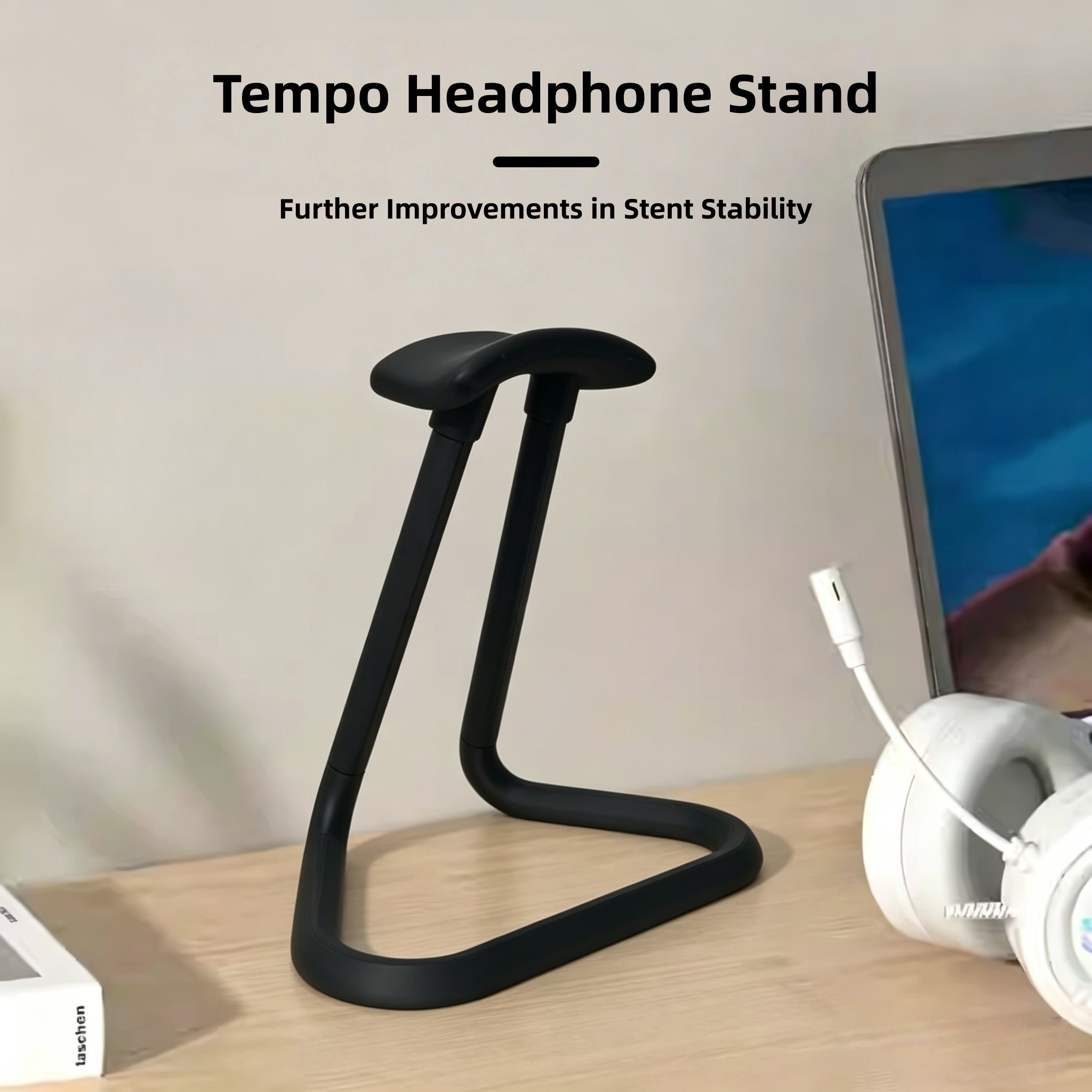 Universal Headphone Stand with Anti Slip Base for Desk Storage and Display