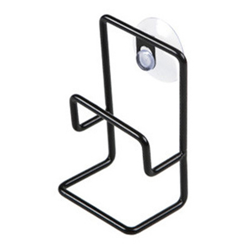 Metal Suction Cup Sink Drain Rack Wall Mounted Sponge Holder Kitchen Organizer