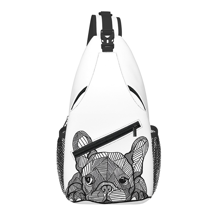 Dog Cartoon Chest Bag for Kids Large Capacity Sports Leisure Fashion Bag