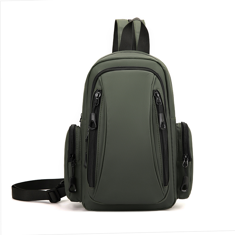 Multi Functional Men's Chest Bag Oxford Mini Backpack for Travel and Daily Commute