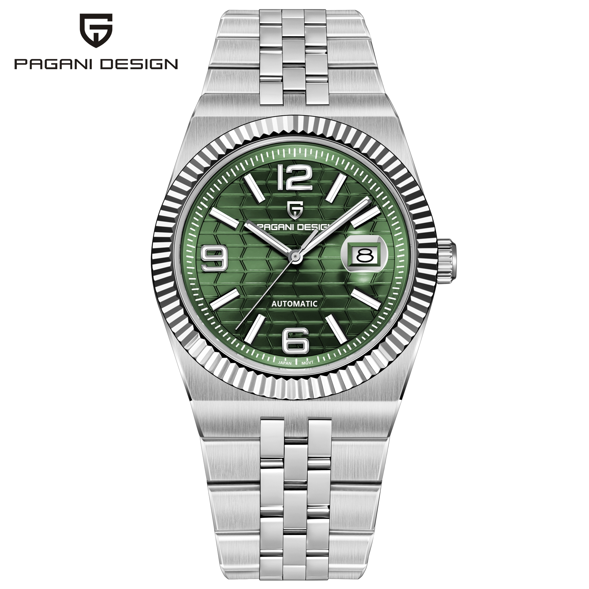 Luxury Automatic Mechanical Watch for Men with Sapphire Crystal and Stainless Steel
