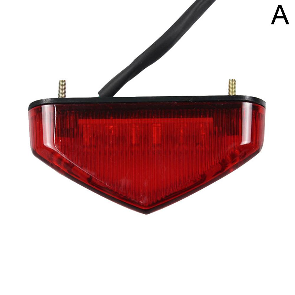 Universal Motorcycle Tail Light Brake Stop Light with License Plate Light