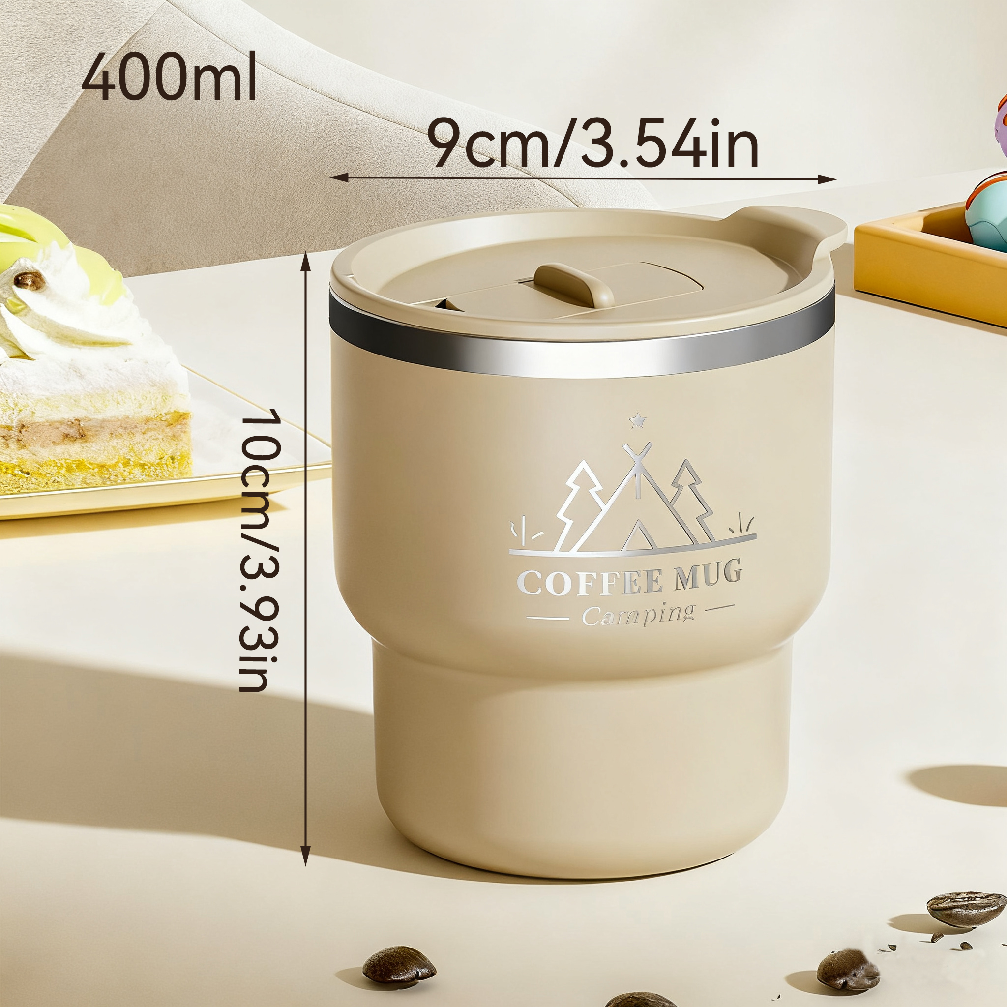 Insulated Coffee Mug Leakproof Stainless Steel Thermal Cup